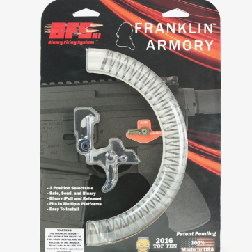 FRANKLIN ARMORY® BFSIII AR-C1 BINARY FIRING SYSTEM III TRIGGER – FOR AR PLATFORMS (CURVED)